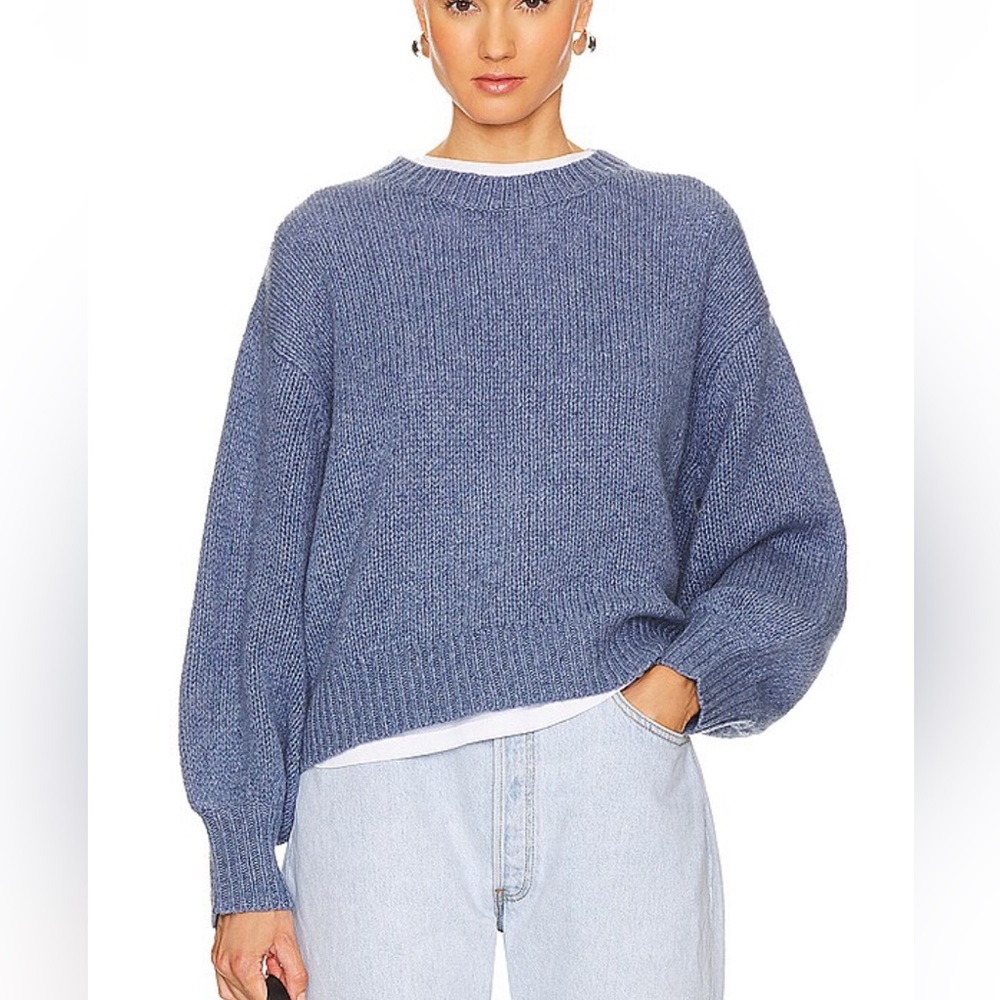 NWT The Great Bubble Pullover Blue Size 3